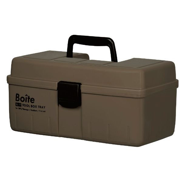 ベストコ ツールボックス 中皿式 ガレージ DIY アウトドア 工具箱 パーツ ブラウン MA-4024 Boite