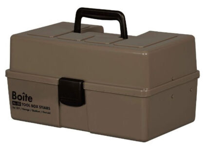 ベストコ ツールボックス 仕切式 ガレージ DIY アウトドア 工具箱 パーツ ブラウン MA-4027 Boite