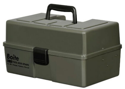 ベストコ ツールボックス 仕切式 ガレージ DIY アウトドア 工具箱 パーツ カーキ MA-4028 Boite