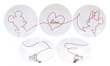 ディズニー/ラブイズ 小皿揃 3307-02 内祝い 結婚式 記念品 プレゼント 内祝 出産内祝い