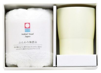 あわいろ カップ＆タオル 鳥の子色 AW-3053C 内祝い 結婚式 記念品 プレゼント 内祝 出産内祝い