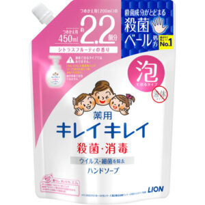 キレイキレイ薬用泡ハンドソープ つめかえ用大型サイズ450ml