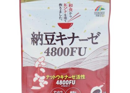 納豆キナーゼ 4800FU 80粒入